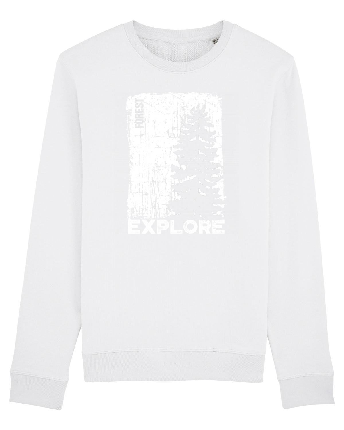 Bluză mânecă lungă Unisex Rise White