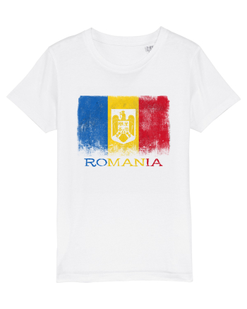 Romania Tricolor White