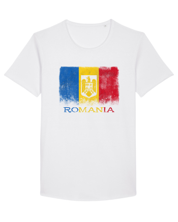 Romania Tricolor White