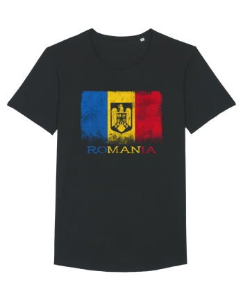 Romania Tricolor Black