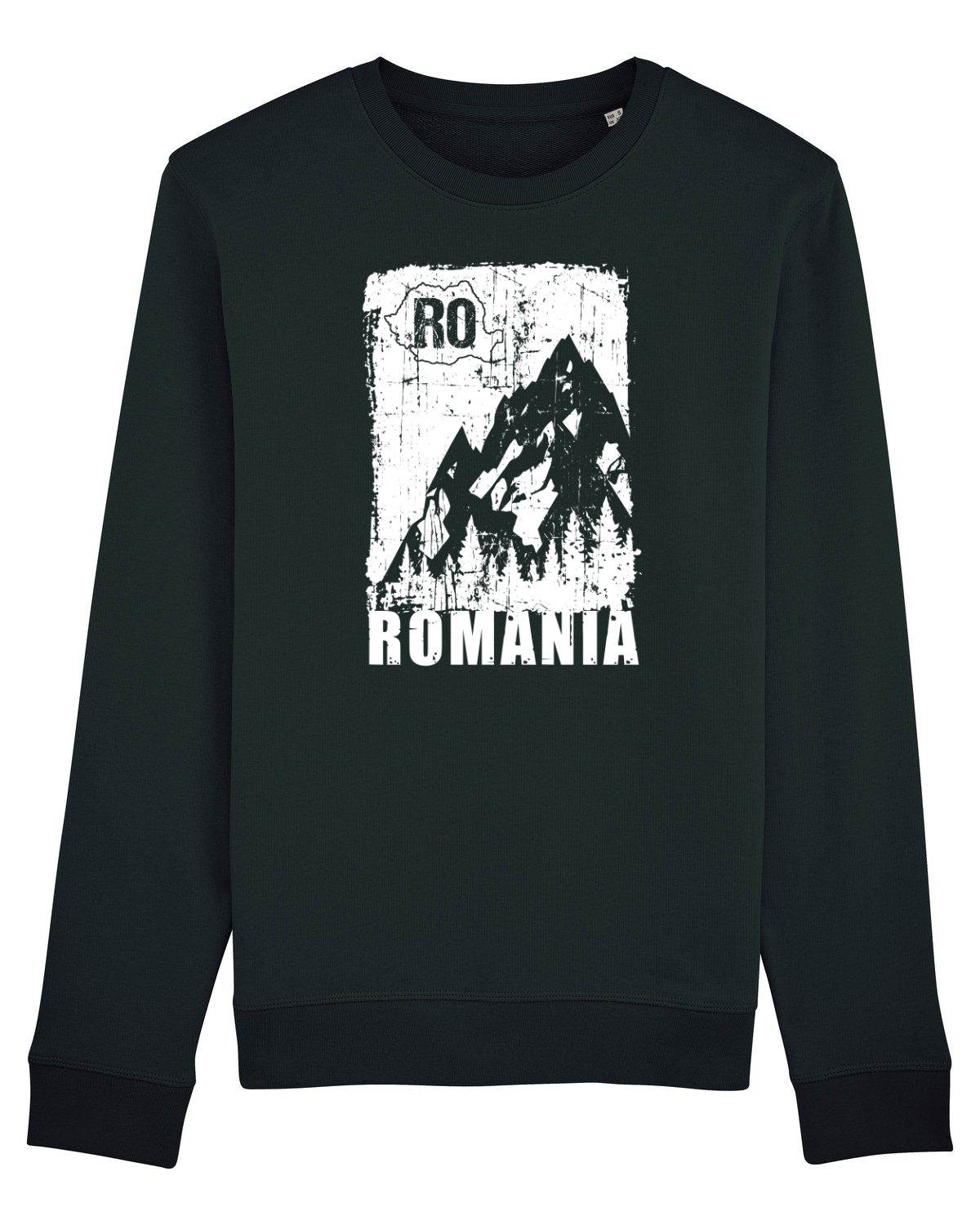 Bluză mânecă lungă Unisex Rise Black