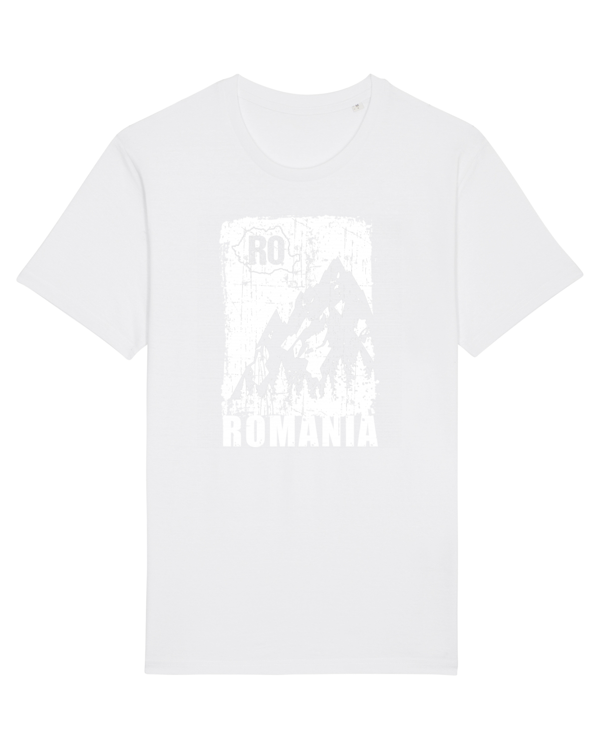 Tricou mânecă scurtă Unisex Rocker White
