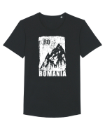 Romania Tricou mânecă scurtă guler larg Bărbat Skater