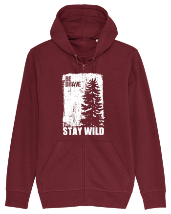 Stay Wild Burgundy