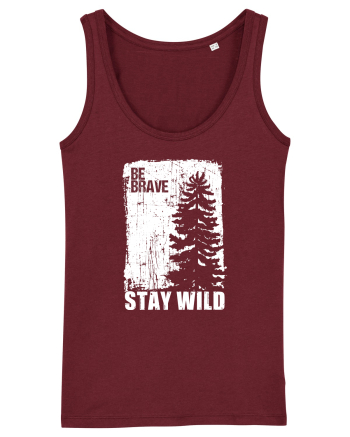 Stay Wild Burgundy