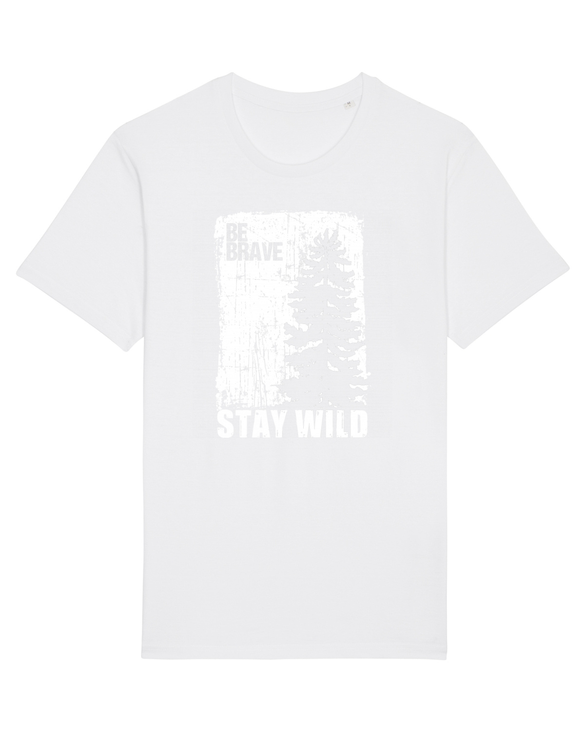 Tricou mânecă scurtă Unisex Rocker White