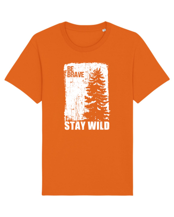 Stay Wild Bright Orange