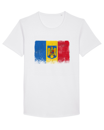 Steag Vintage Romania White