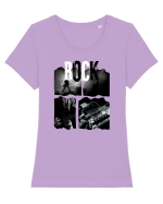 Vintage Rock Tricou mânecă scurtă guler larg fitted Damă Expresser