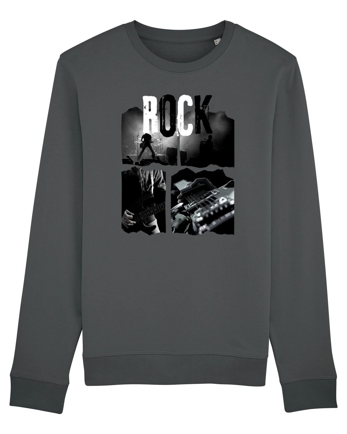 Bluză mânecă lungă Unisex Rise Anthracite