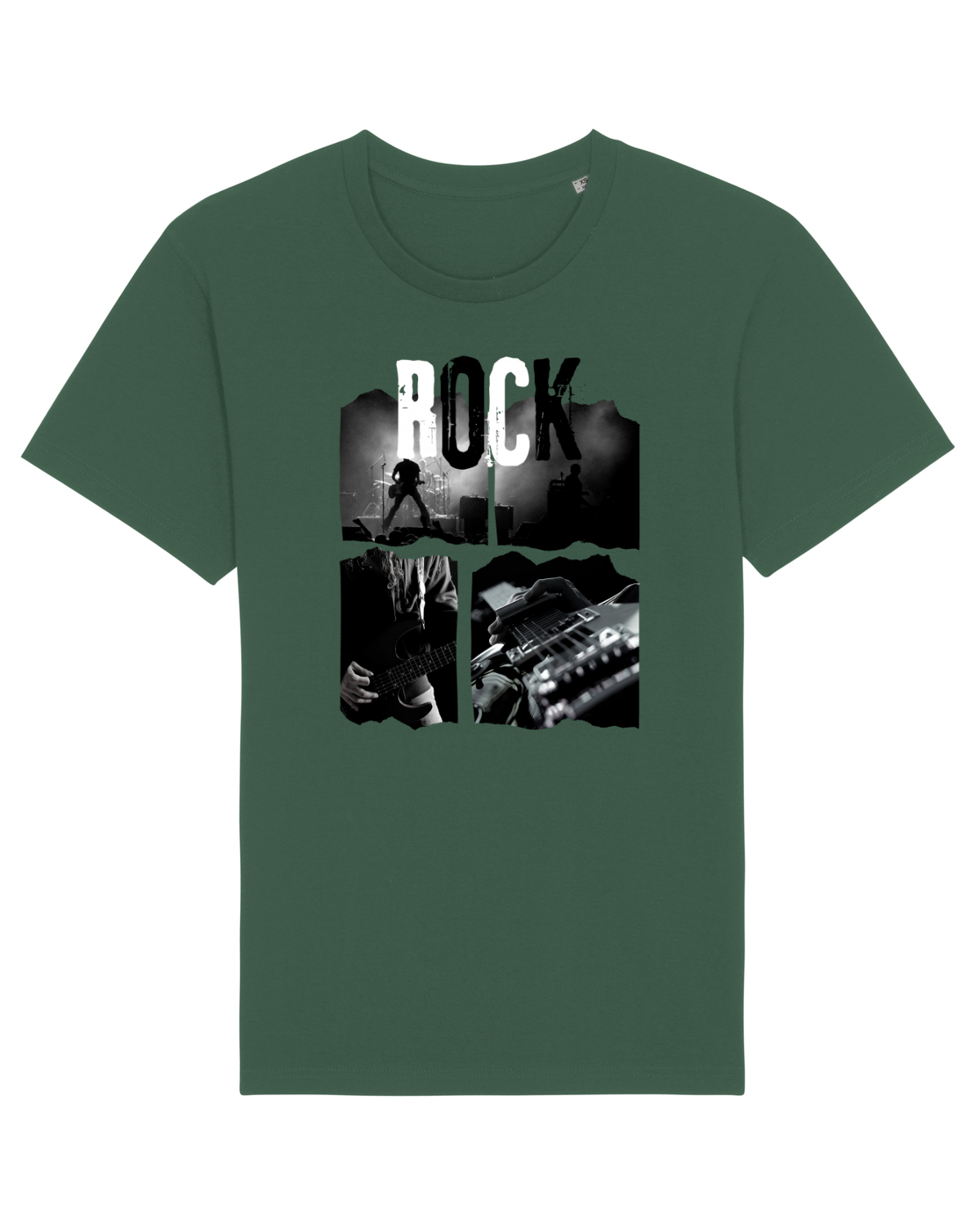 Tricou mânecă scurtă Unisex Rocker Bottle Green