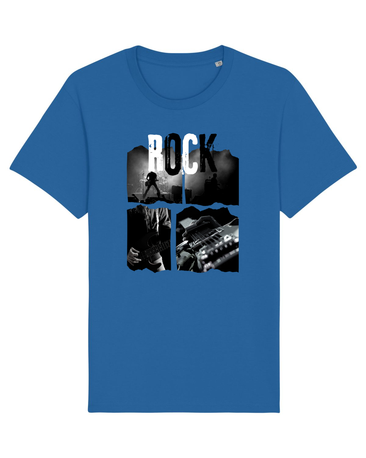 Tricou mânecă scurtă Unisex Rocker Royal Blue