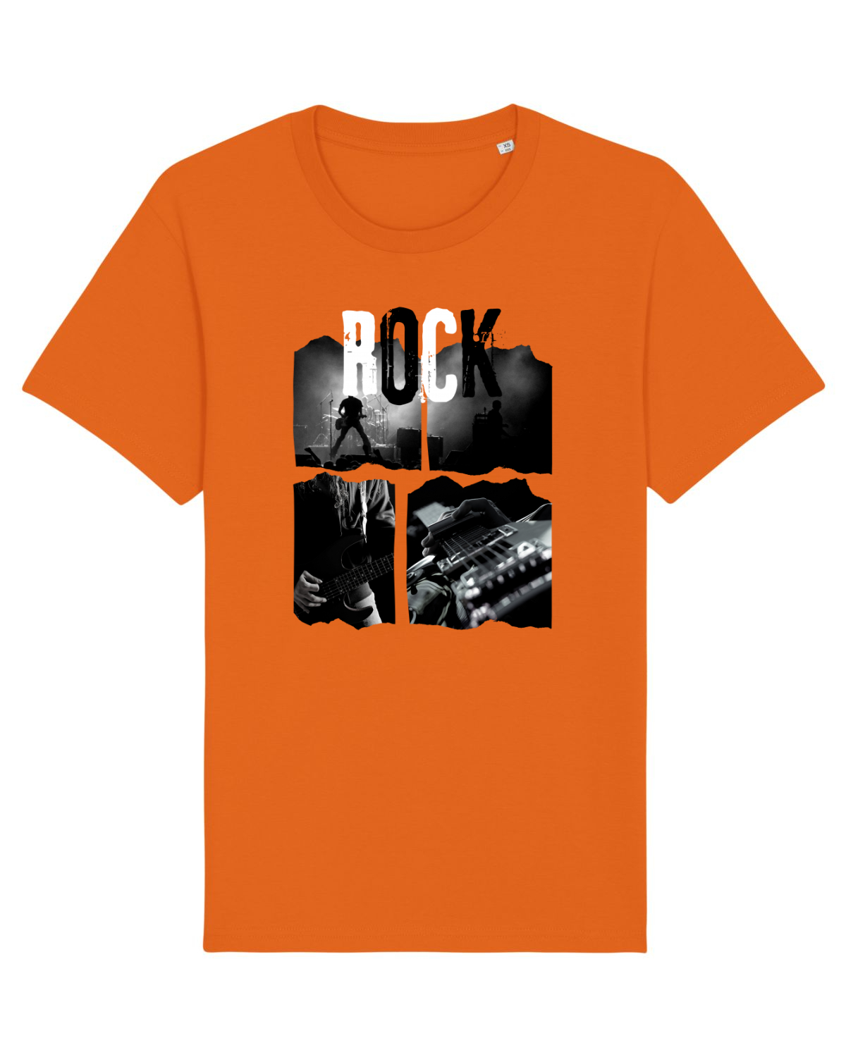 Tricou mânecă scurtă Unisex Rocker Bright Orange