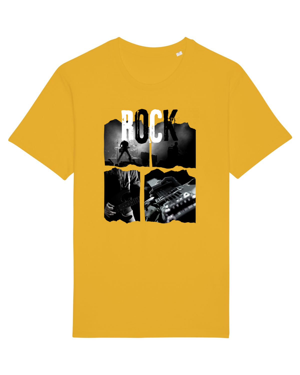 Tricou mânecă scurtă Unisex Rocker Spectra Yellow