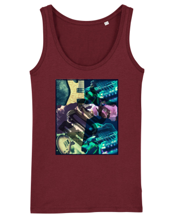 Vintage Rock Burgundy