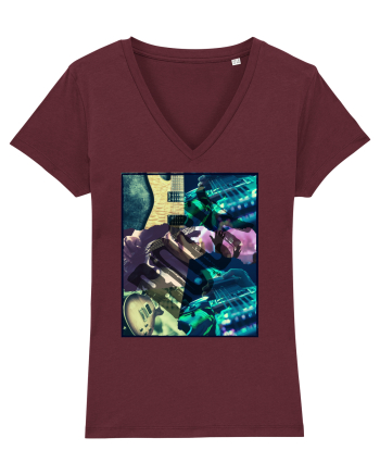 Vintage Rock Burgundy