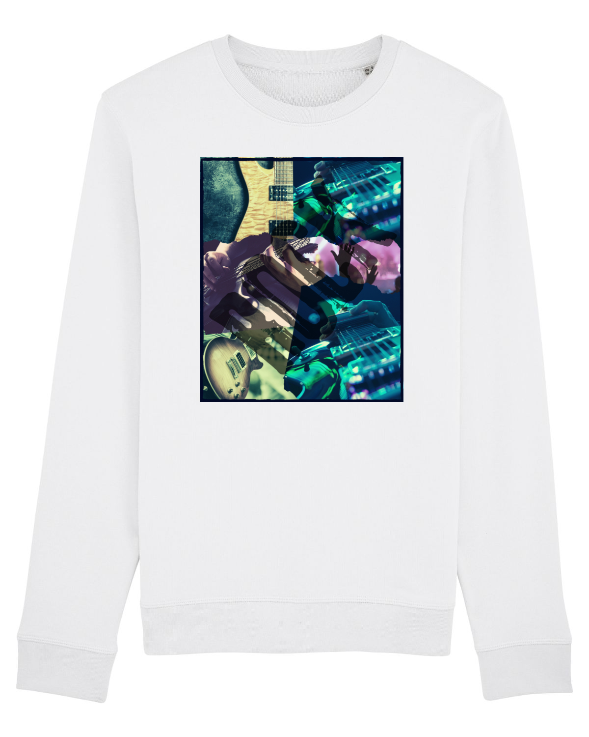 Bluză mânecă lungă Unisex Rise White