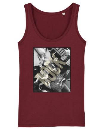 Vintage Rock Burgundy