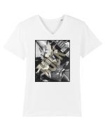 Vintage Rock Tricou mânecă scurtă guler V Bărbat Presenter