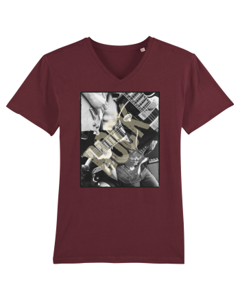 Vintage Rock Burgundy