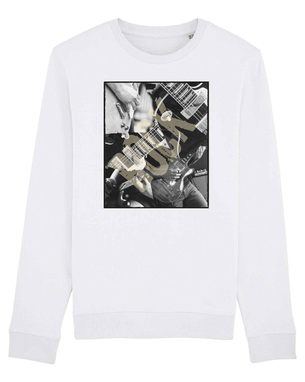 Bluză mânecă lungă Unisex Rise White