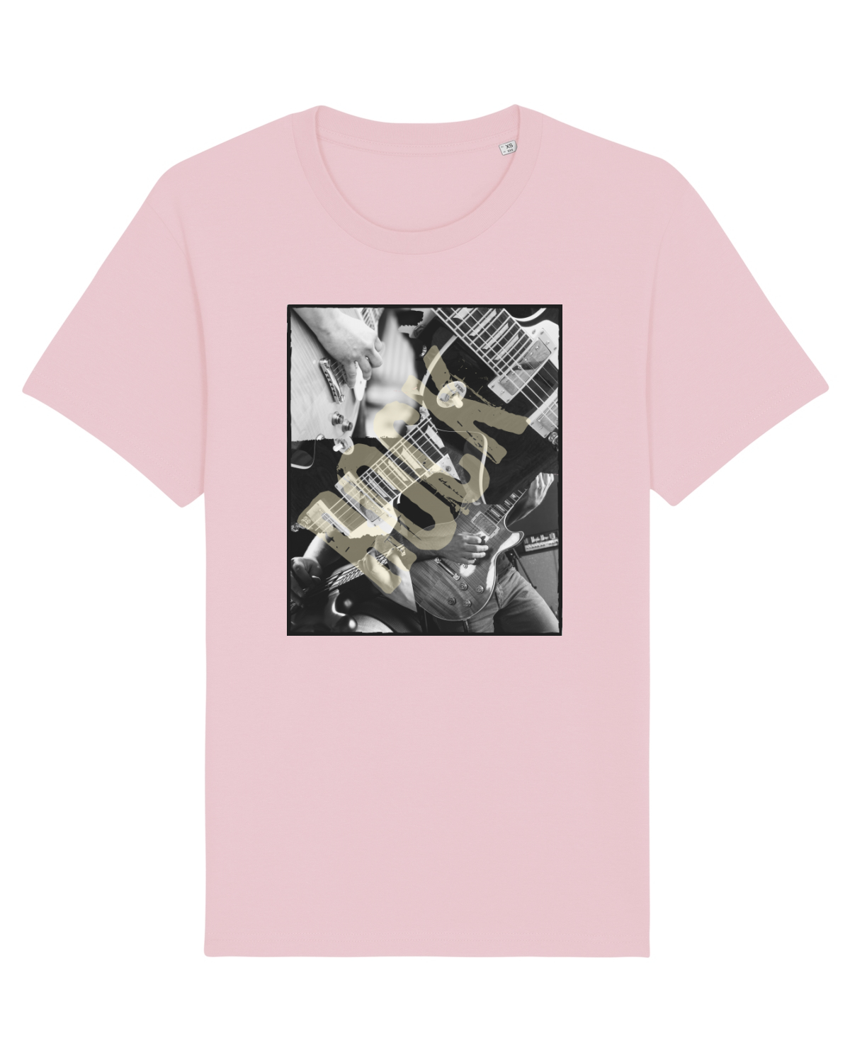 Tricou mânecă scurtă Unisex Rocker Cotton Pink
