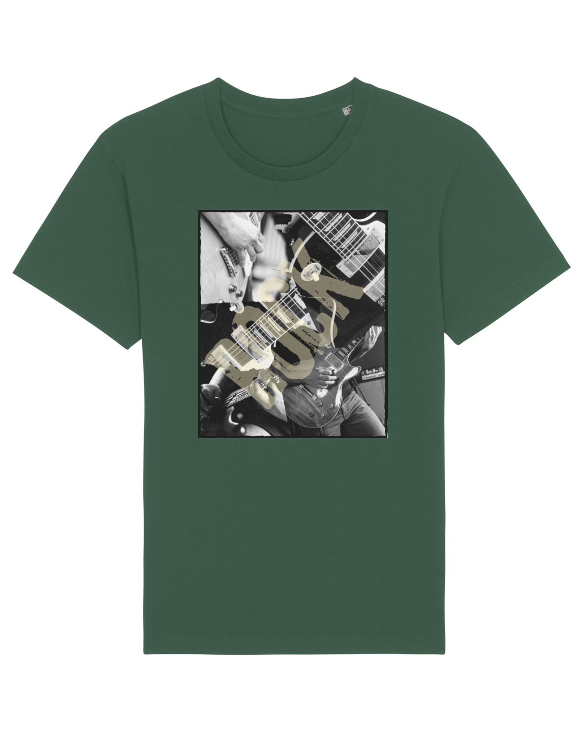 Tricou mânecă scurtă Unisex Rocker Bottle Green
