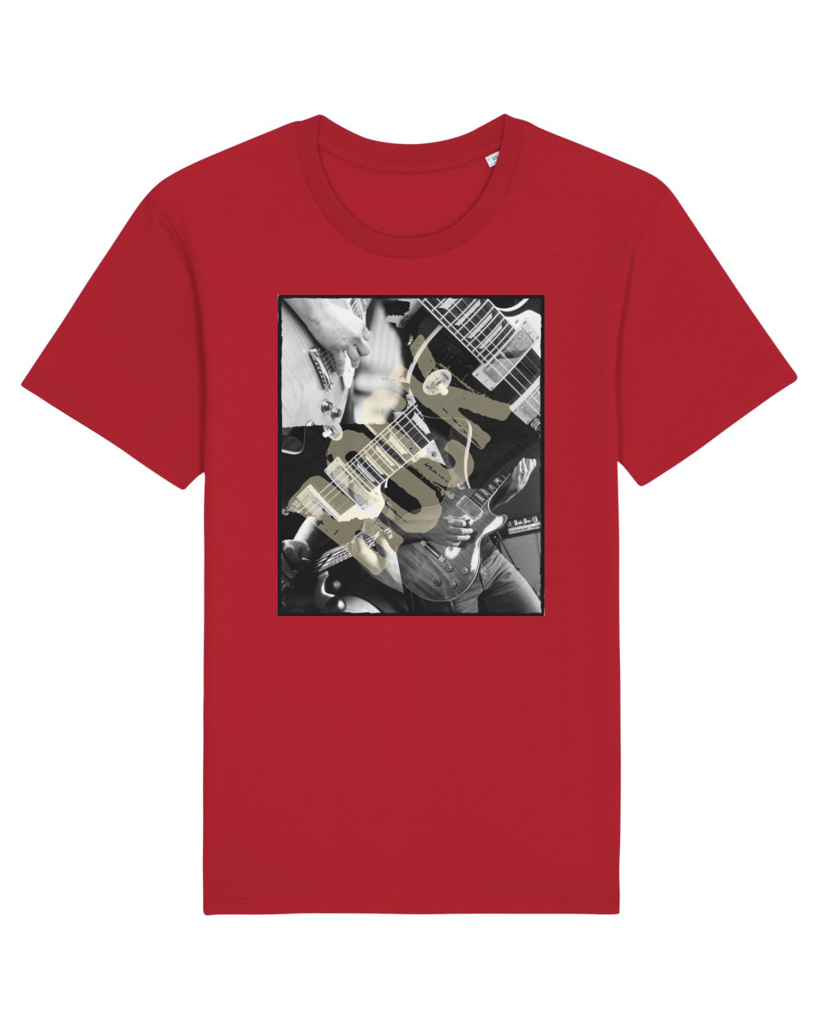 Tricou mânecă scurtă Unisex Rocker Red