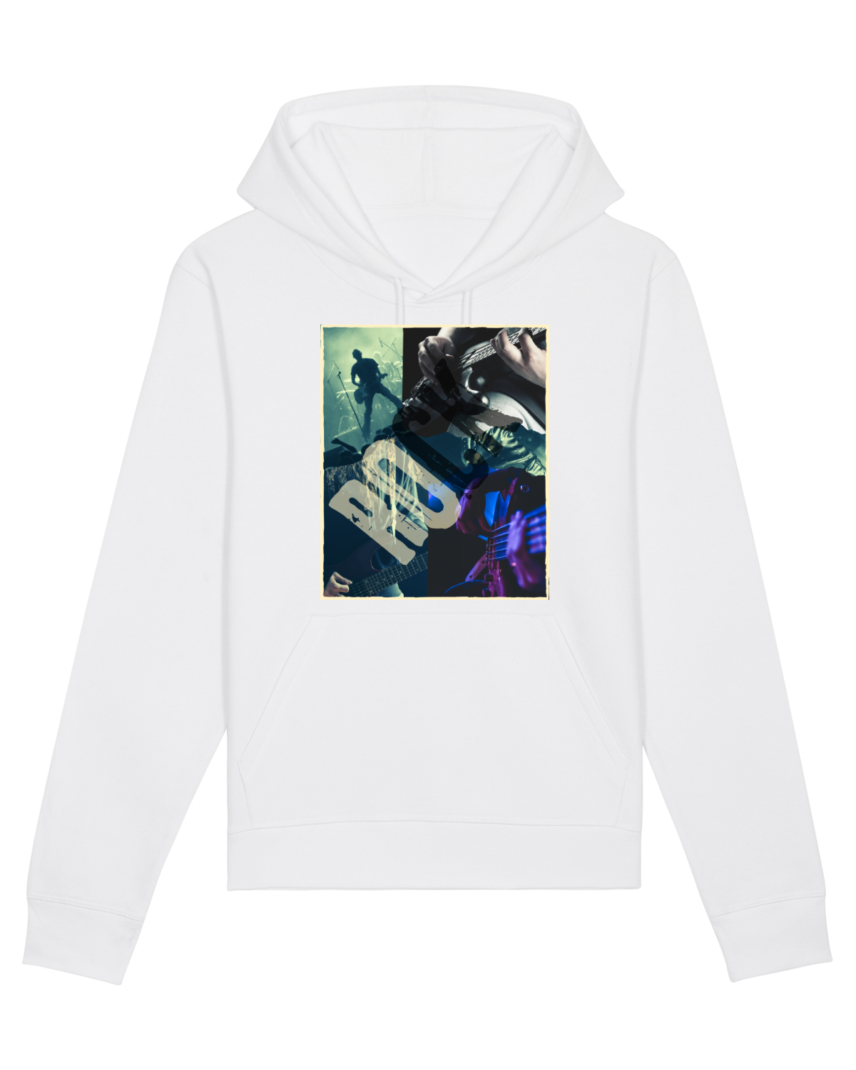 Hanorac Unisex Drummer White