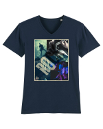 Vintage Rock Tricou mânecă scurtă guler V Bărbat Presenter