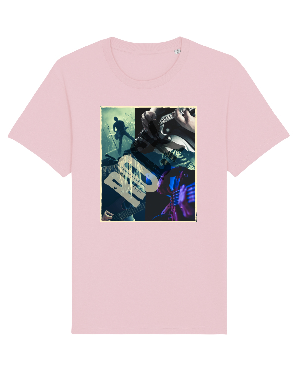 Tricou mânecă scurtă Unisex Rocker Cotton Pink