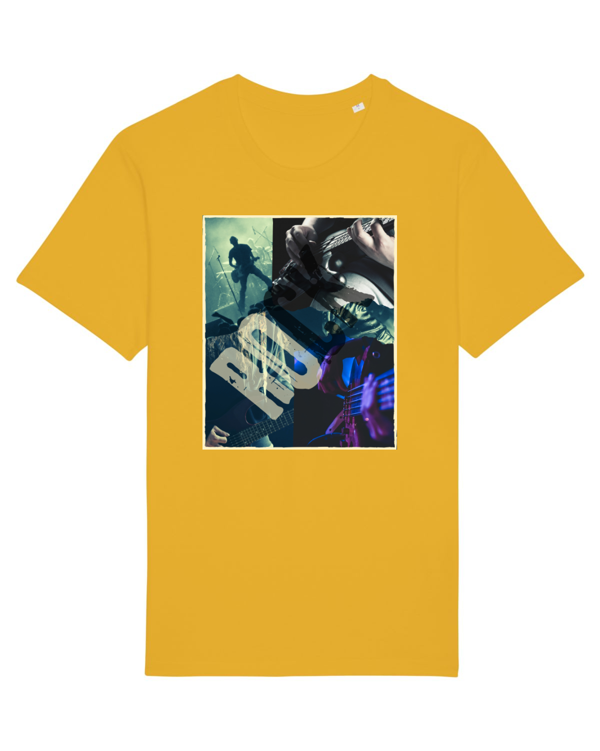 Tricou mânecă scurtă Unisex Rocker Spectra Yellow