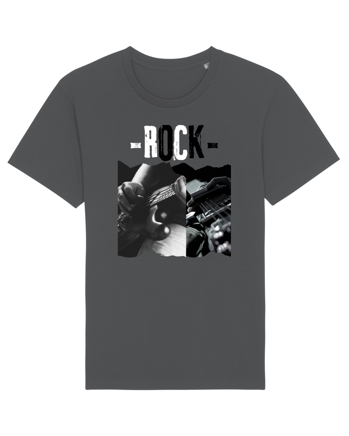 Tricou mânecă scurtă Unisex Rocker Anthracite