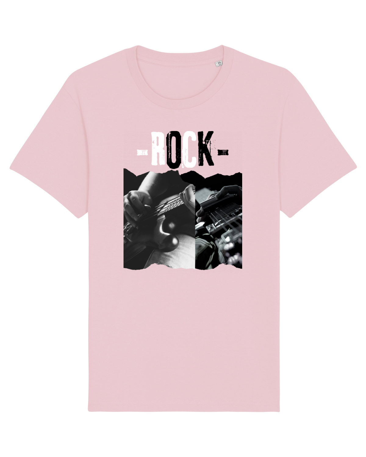 Tricou mânecă scurtă Unisex Rocker Cotton Pink