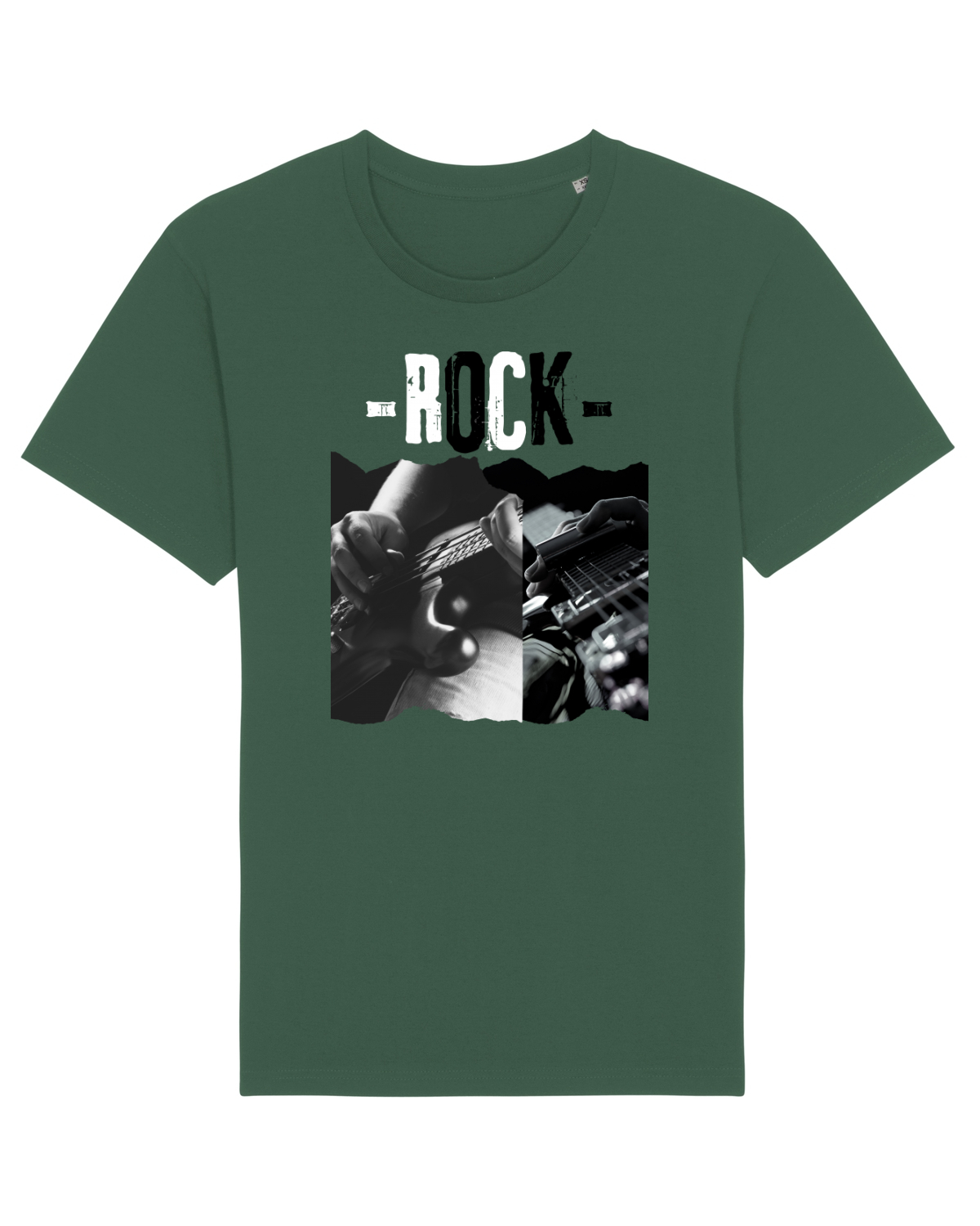 Tricou mânecă scurtă Unisex Rocker Bottle Green