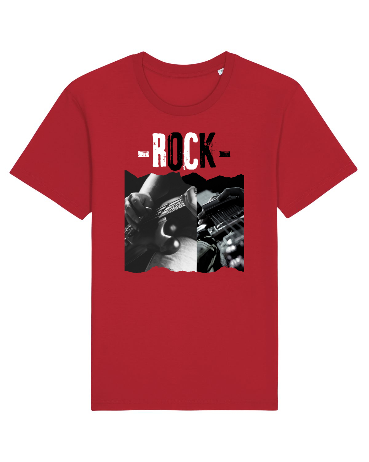 Tricou mânecă scurtă Unisex Rocker Red