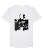 Vintage Rock Tricou mânecă scurtă guler larg Bărbat Skater