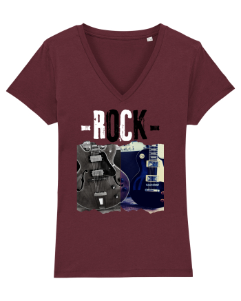 Vintage Rock Burgundy