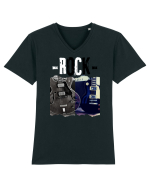 Vintage Rock Tricou mânecă scurtă guler V Bărbat Presenter