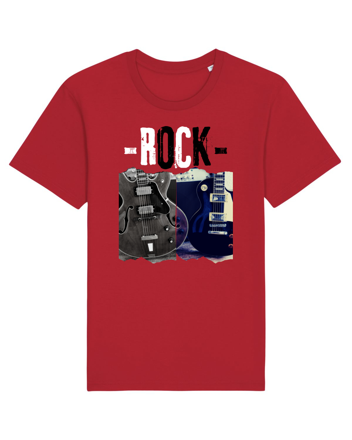 Tricou mânecă scurtă Unisex Rocker Red