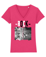 Vintage Rock Tricou mânecă scurtă guler V Damă Evoker