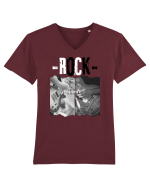 Vintage Rock Tricou mânecă scurtă guler V Bărbat Presenter