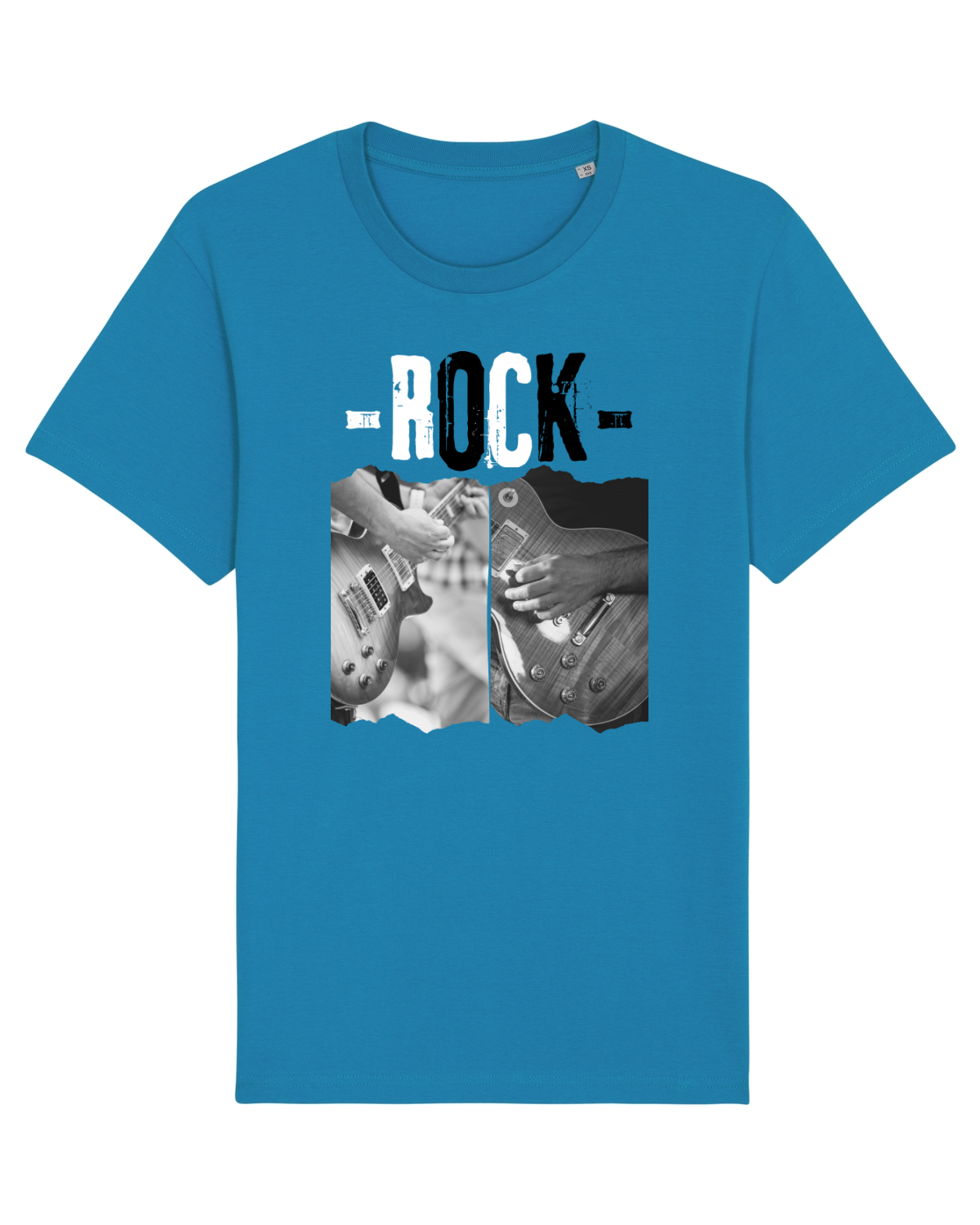 Tricou mânecă scurtă Unisex Rocker Azur