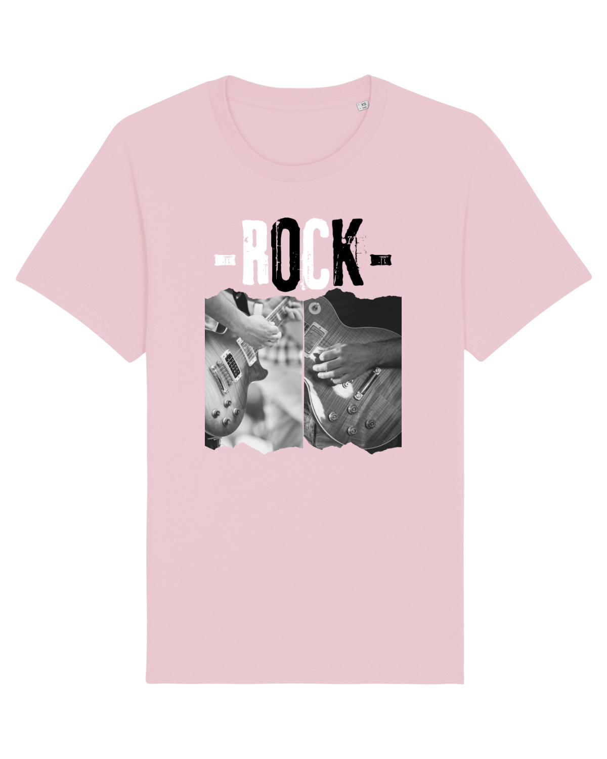 Tricou mânecă scurtă Unisex Rocker Cotton Pink