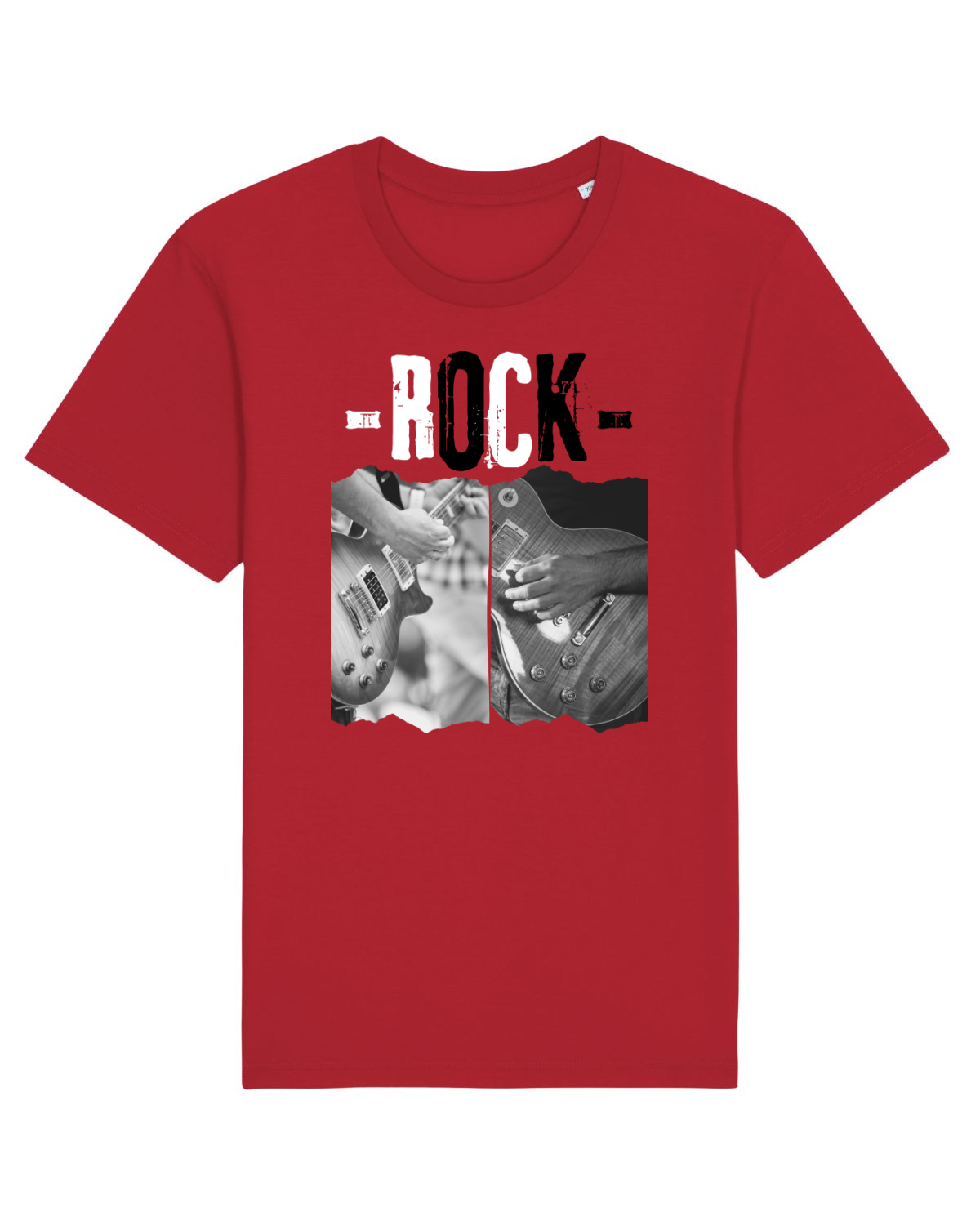 Tricou mânecă scurtă Unisex Rocker Red