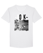 Vintage Rock Tricou mânecă scurtă guler larg Bărbat Skater