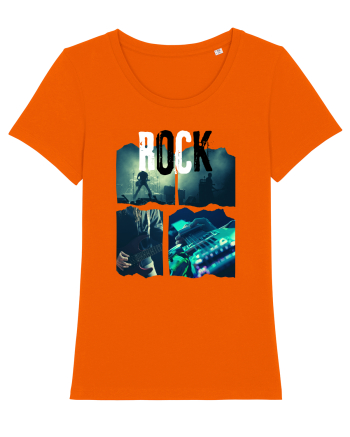 Vintage Rock Bright Orange