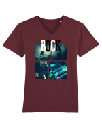Vintage Rock Tricou mânecă scurtă guler V Bărbat Presenter