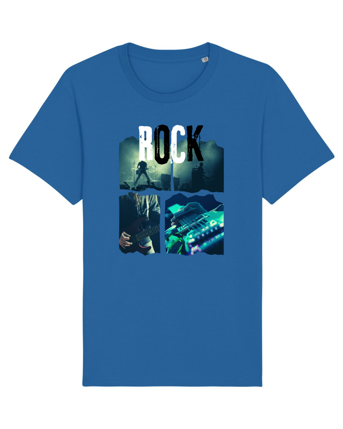 Tricou mânecă scurtă Unisex Rocker Royal Blue
