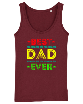 Best Dad Ever Burgundy